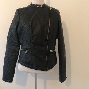 Black Leather Motorcycle Jacket